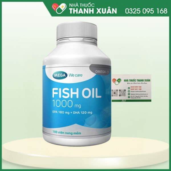 Fish Oil 1000mg Mega - Giúp bổ sung EPA, DHA cho cơ thể